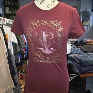 NWT Free State Burgundy Tee